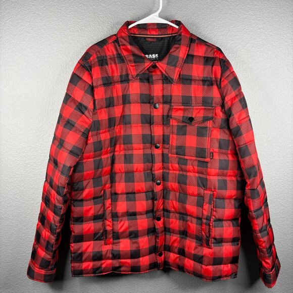 Bass Outdoor Other - Bass Outdoor Red Plaid Coat